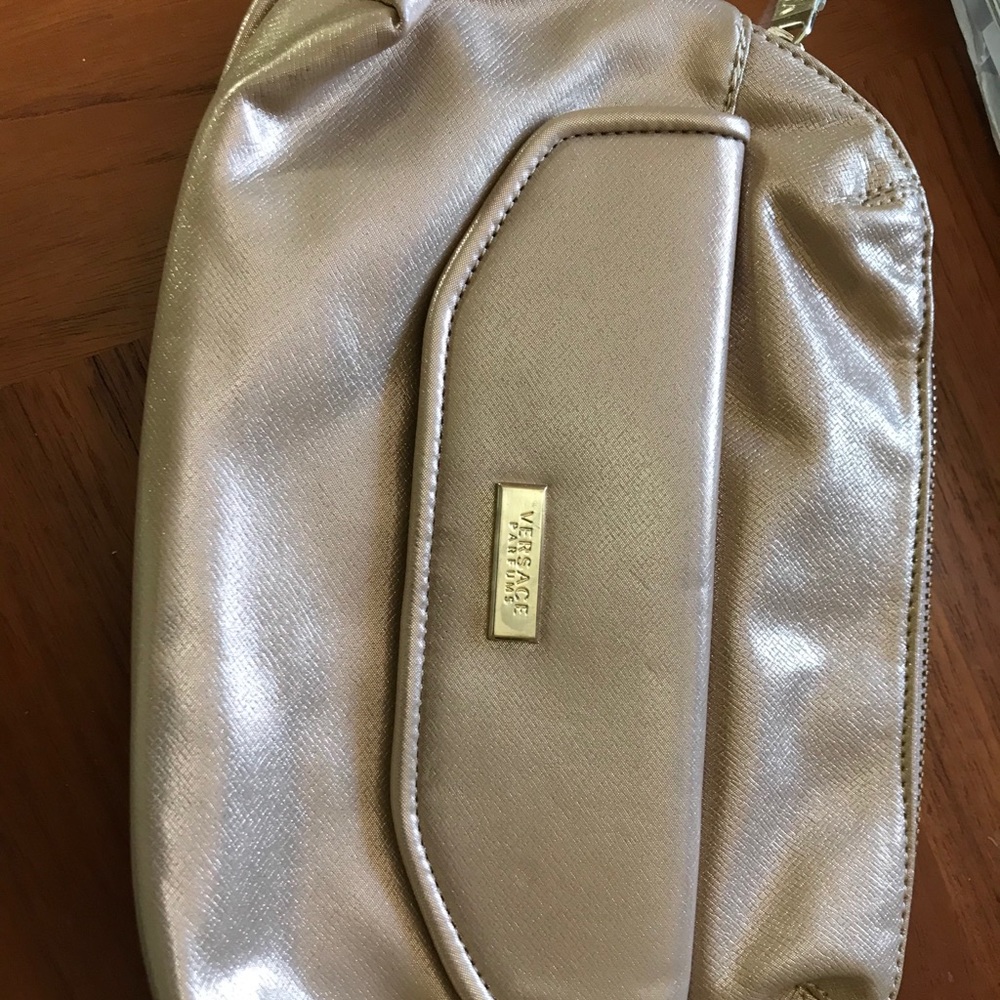 Versace Parfume Rose Gold Cosmetic Bag Clutch